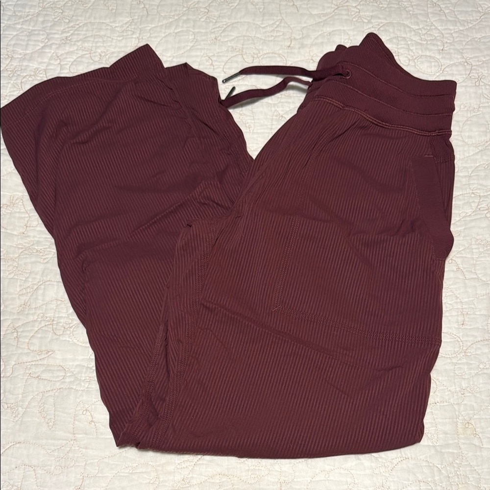 Lululemon Burgundy Jogger Pants